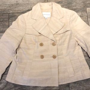 Banana Republic Women’s Cream Jacket, Size 10